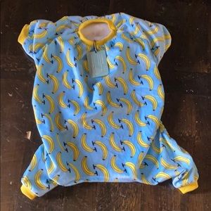 Dog banana onesie
